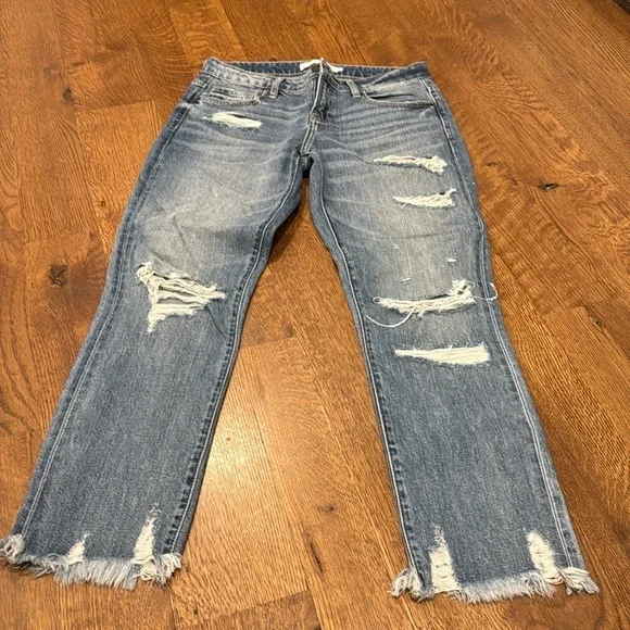 Hidden Women’s Jeans Blue and White Size 26